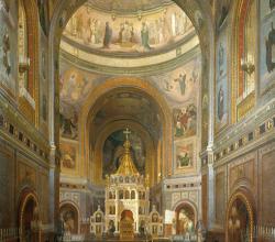 Убранство Храма Христа Спасителя. 1831 год.