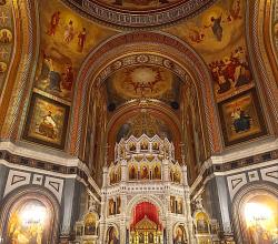 Восточная панорама Кафедрального собора России / Храм Христа Спасителя. 