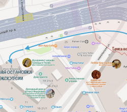 Первая остановка на экскурсии. 